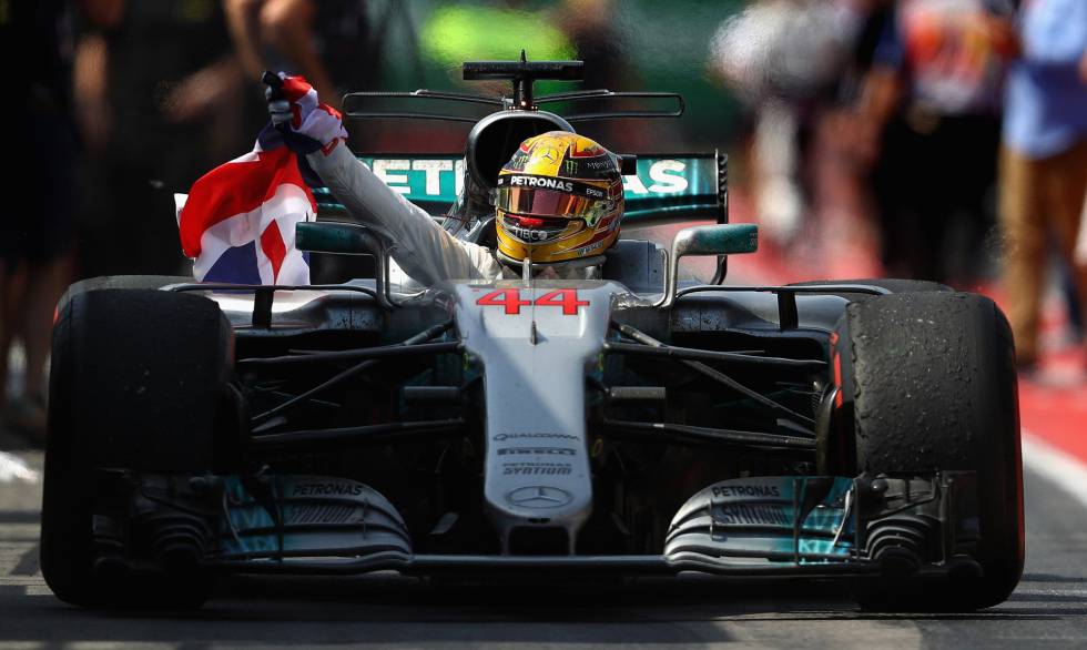 Hamilton, tras ganar en Canadá.