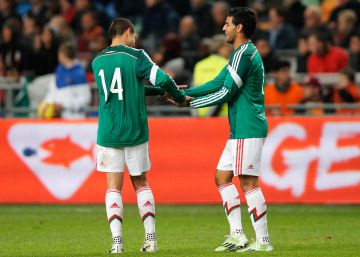 Chicharito-Vela, la dupla audaz que México dosifica Chicharito-Vela, la dupla audaz que México dosifica