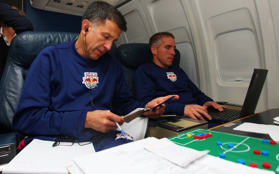 Osorio en 2008 cuando dirigía al New York Red Bulls