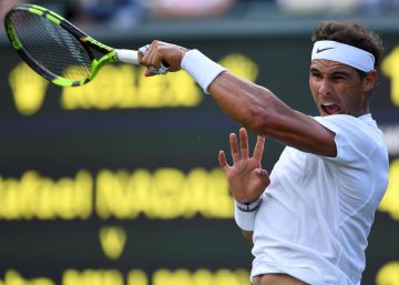 Arrasador despegue de Nadal en Wimbledon