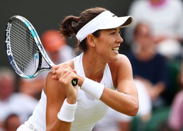 Garbiñe Muguruza huye de la nebulosa Garbiñe Muguruza huye de la nebulosa