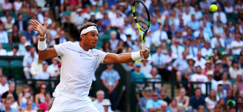 Nadal durante embate contra Young.