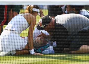 La estremecedora lesión de Mattek-Sands La estremecedora lesión de Mattek-Sands