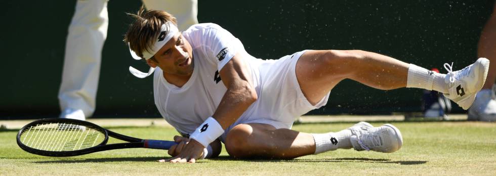 Ferrer, durante el partido contra Berdych.