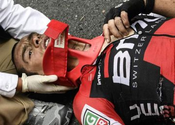 Richie Porte abandona el Tour tras sufrir una grave caída Richie Porte abandona el Tour tras sufrir una grave caída
