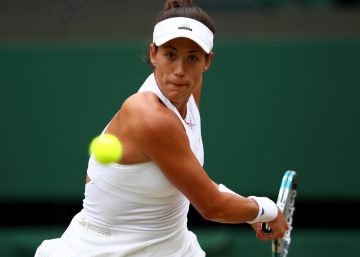 Muguruza vuela otra vez muy alto en Wimbledon Muguruza vuela otra vez muy alto en Wimbledon