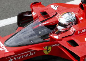 El escudo protector marea a Vettel El escudo protector marea a Vettel