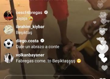 Diego Costa envía un guiño al Atlético y un “abrazo” a Antonio Conte