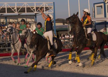 Horseball, una mezcla de baloncesto y rugby a caballo