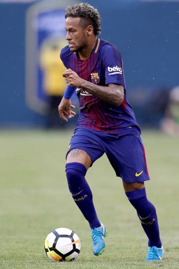 Neymar, durante o amistoso contra a Juventus.