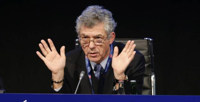 Villar, durante una reunión de la UEFA en Suiza en 2016.