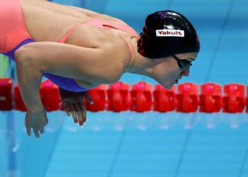 Mireia Belmonte peleará por su tercera medalla en la final de 800 Mireia Belmonte peleará por su tercera medalla en la final de 800