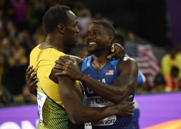 Gatlin sorprende a Bolt y logra el oro en los 100m de los Mundiales de Londres