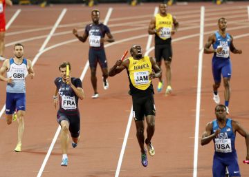 Bolt termina lesionado y andando su último 100