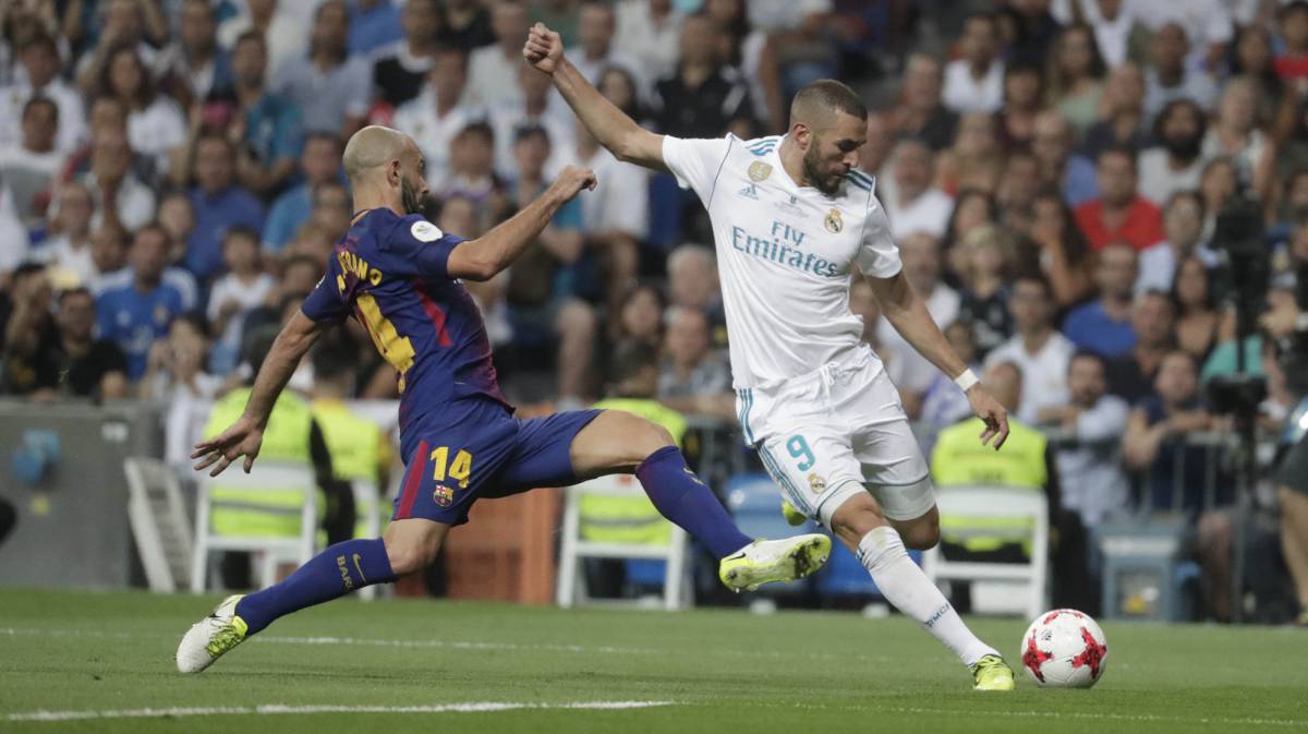 Benzema salva la entrada de Mascherano