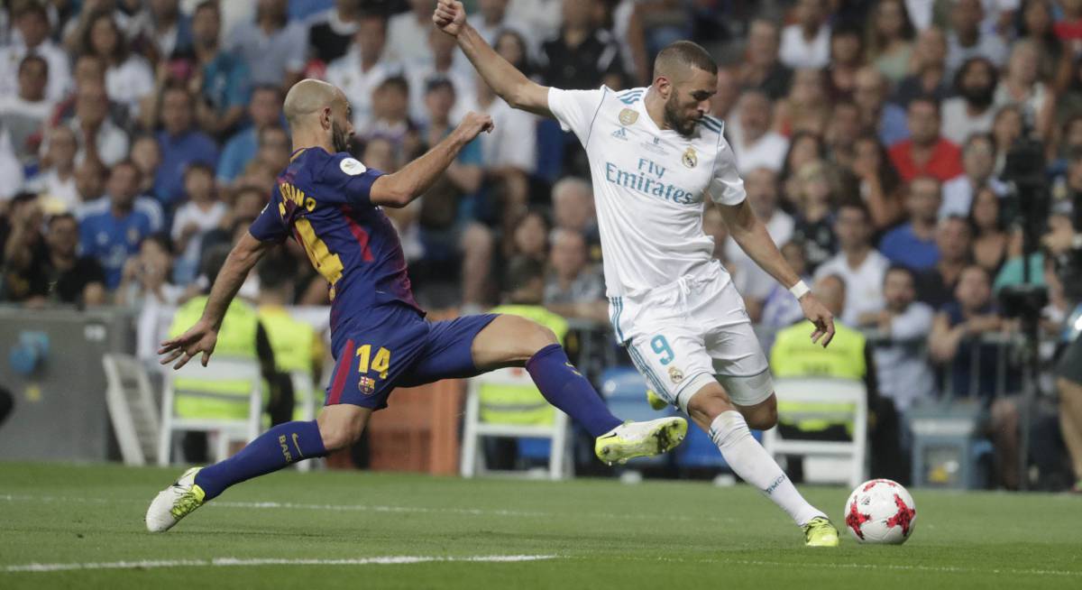 Benzema salva la entrada de Mascherano