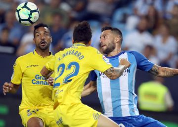 Las Palmas sacude al Málaga