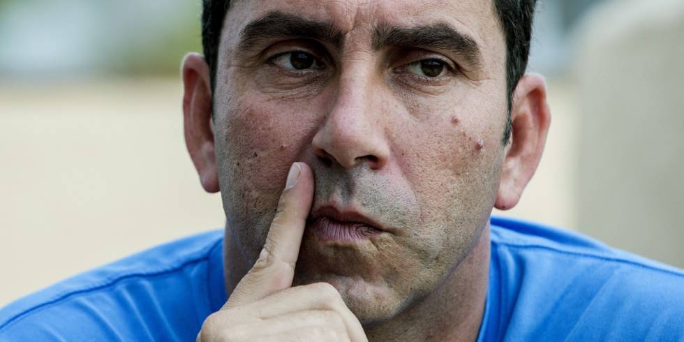 Albert Costa, ayer en el club Puente Romano de Marbella.