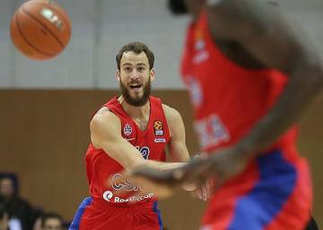 Sergio Rodríguez con el CSKA