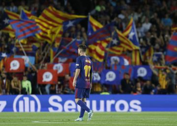 La grada y el banquillo, focos del Camp Nou La grada y el banquillo, focos del Camp Nou