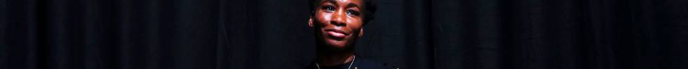 Venus Williams, a su llegada al sorteo para las Finales de la WTA.