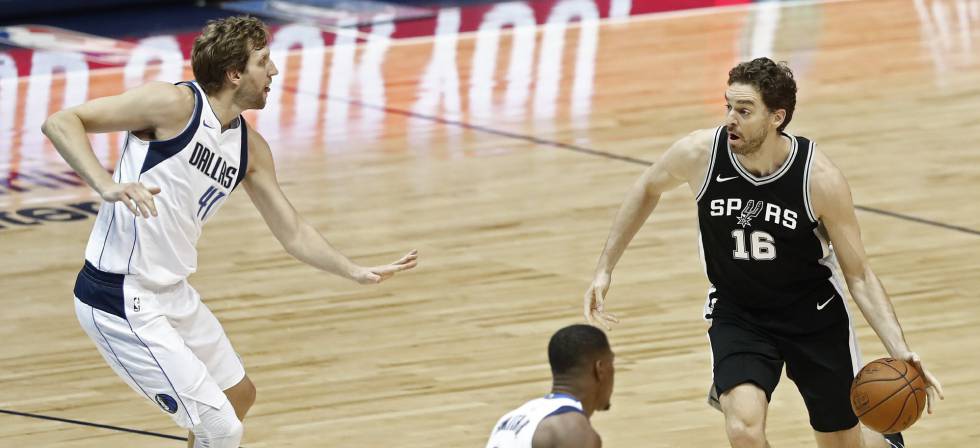 Nowitzki y Pau Gasol.