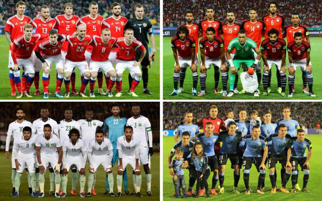Selecciones del grupo A