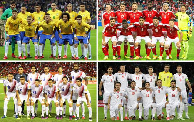 Mundial Rusia 2018 | Grupo E: Brasil, Suiza, Costa Rica y Serbia