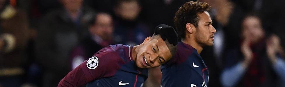 Neymar y Mbappé