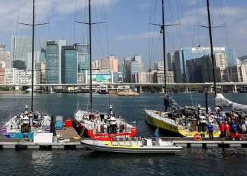 Un tripulante de un pesquero muere tras una colisión con el VO65 Vestas