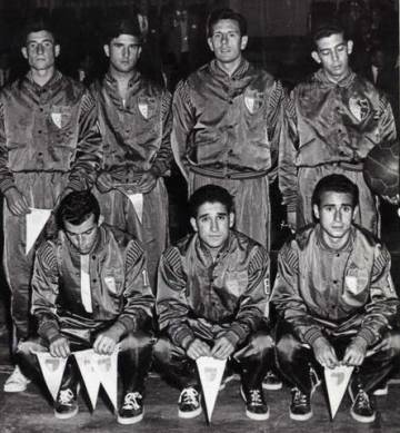 Díaz-Miguel, tercero, arriba, de izquierda a derecha.