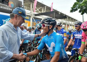 El presidente de Colombia da la salida a su ‘Vuelta de la Paz’