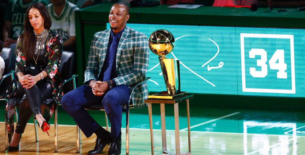 Los Celtics izan el 34 y sellan la leyenda de Paul Pierce