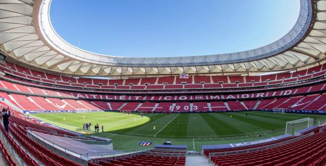 Imagen panorámica del estadio Wanda Metropolitano.