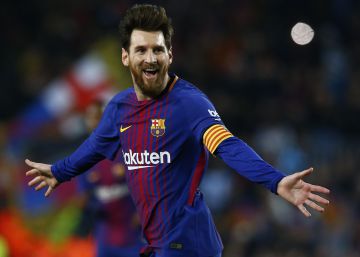 Messi es fa gegant contra el Girona