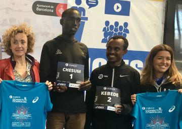Tsegay Kebede, una estrella en el maratón de Barcelona