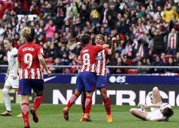 El Wanda vive una fiesta con el fútbol femenino