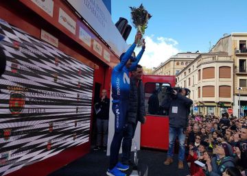 El Alejandro Valverde que no cesa triunfa en Estella