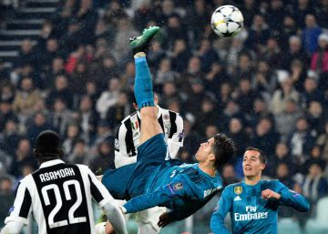 Cristiano Ronaldo, assim na área como no céu