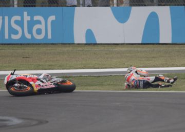 Pedrosa, operado de una fractura en la muñeca tras su caída en Termas