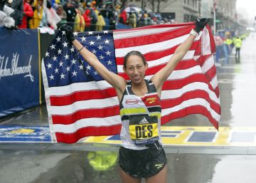 La primera estadounidense en ganar el maratón de Boston en 33 años