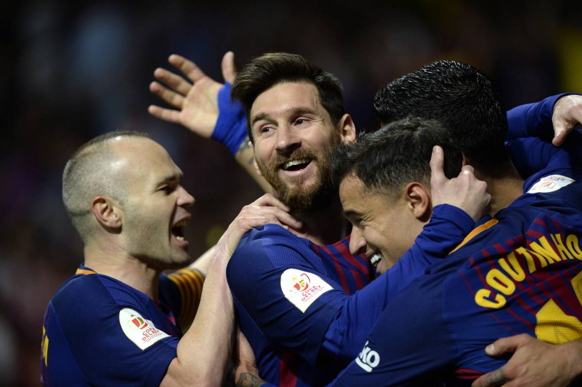 El Barça goleja el Sevilla en la final de la Copa del Rei