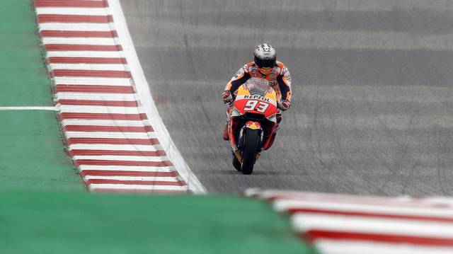 Márquez en el Circuito de las Américas.