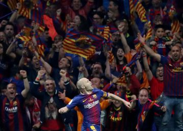 El momento del capitán Iniesta