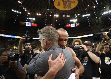 Los Warriors despiden a Ginóbili y los Spurs