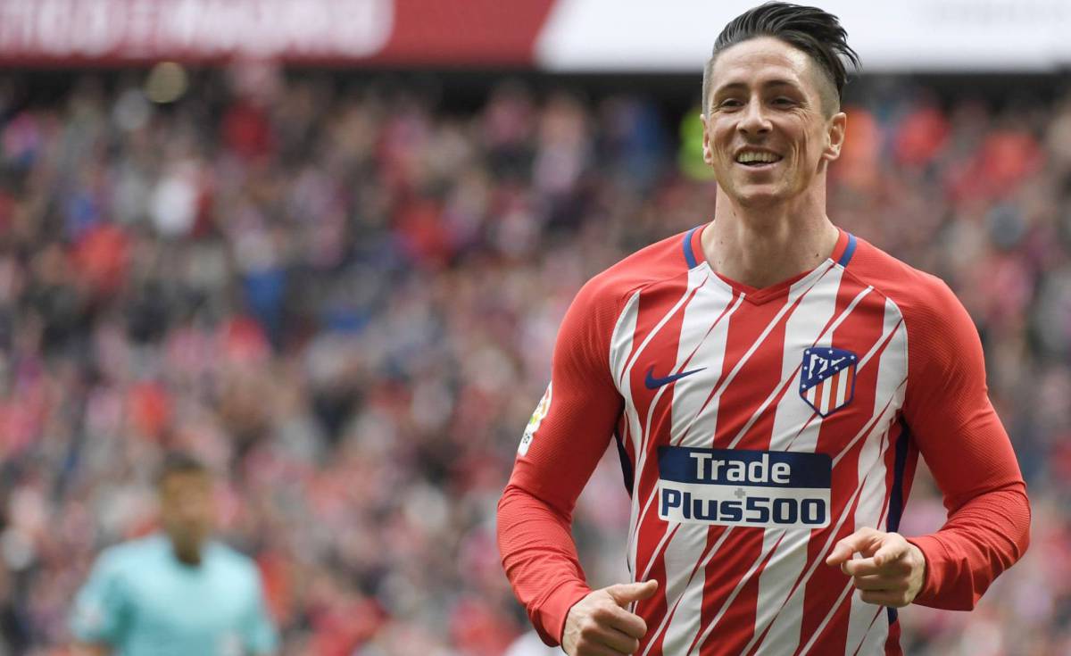 Fernando Torres durante un partido.