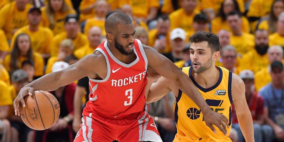 Chris Paul y Neto.