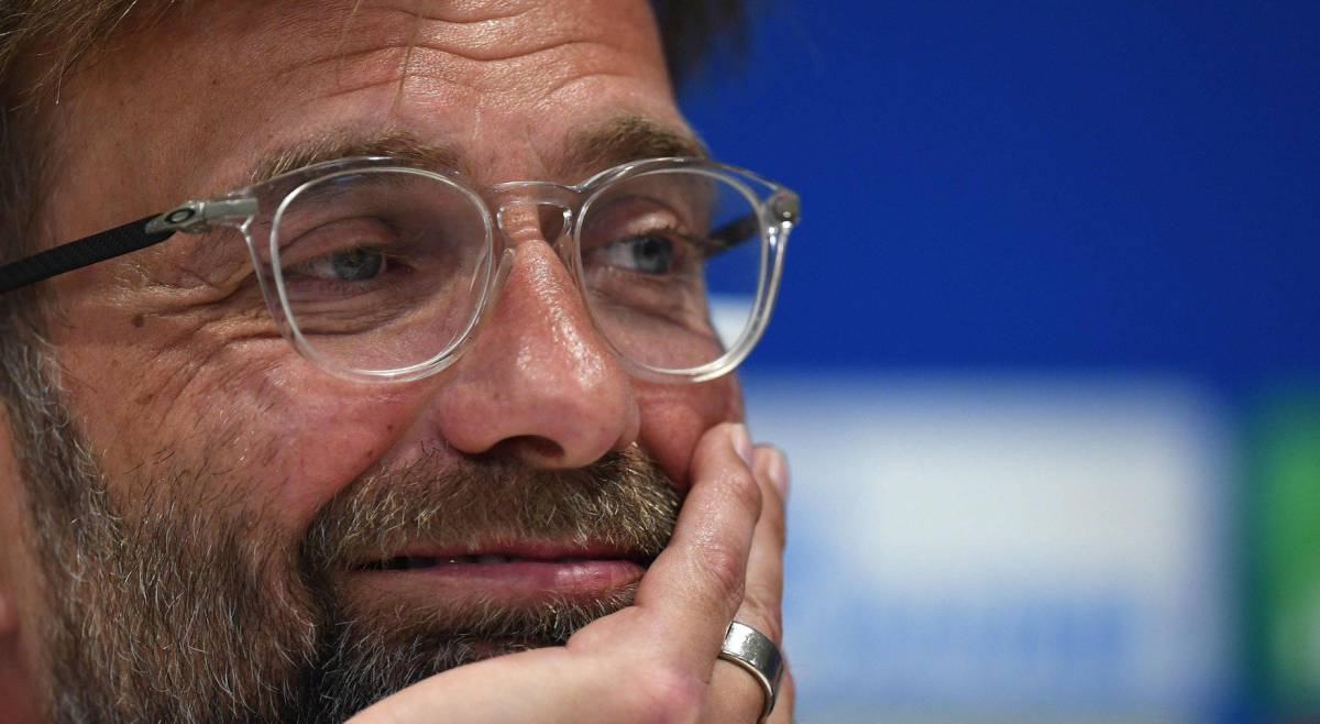 Jürgen Klopp durante la conferencia de prensa.