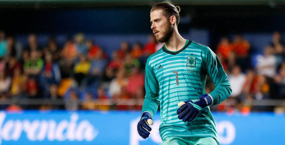 De Gea, con España.