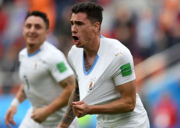 Uruguay gana a Egipto con un gol de Giménez en el minuto 89 (0-1)